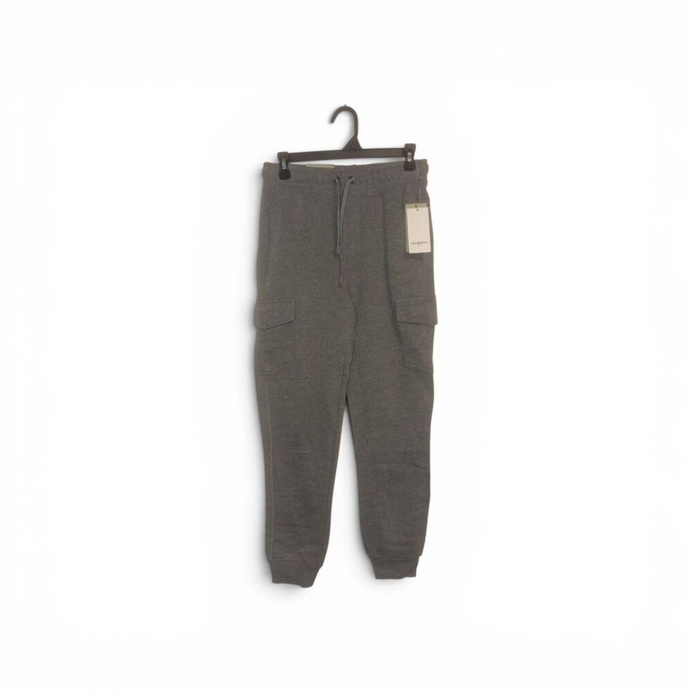 Men's Every Wear Cargo Fleece Jogger Pants Dark Gray XS